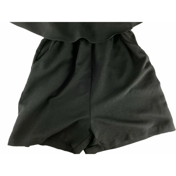 JUNK Brand Size Women's XS Black Romper Shorts - Picture 5 of 9